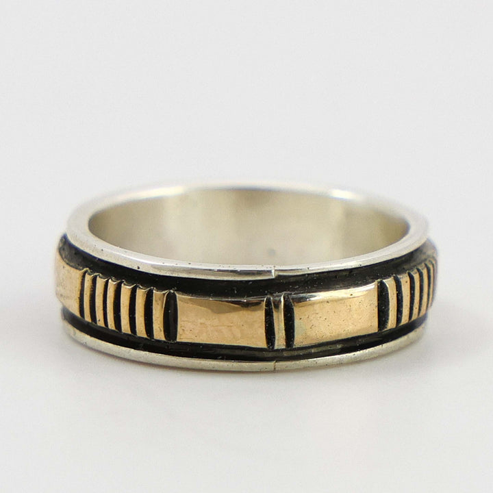 Gold on Silver Ring