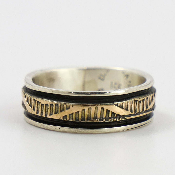 Gold on Silver Ring