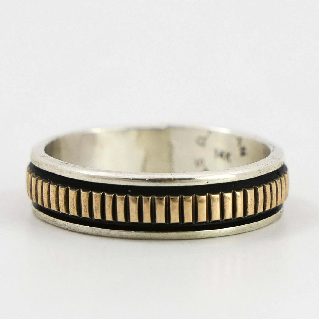 Gold on Silver Ring