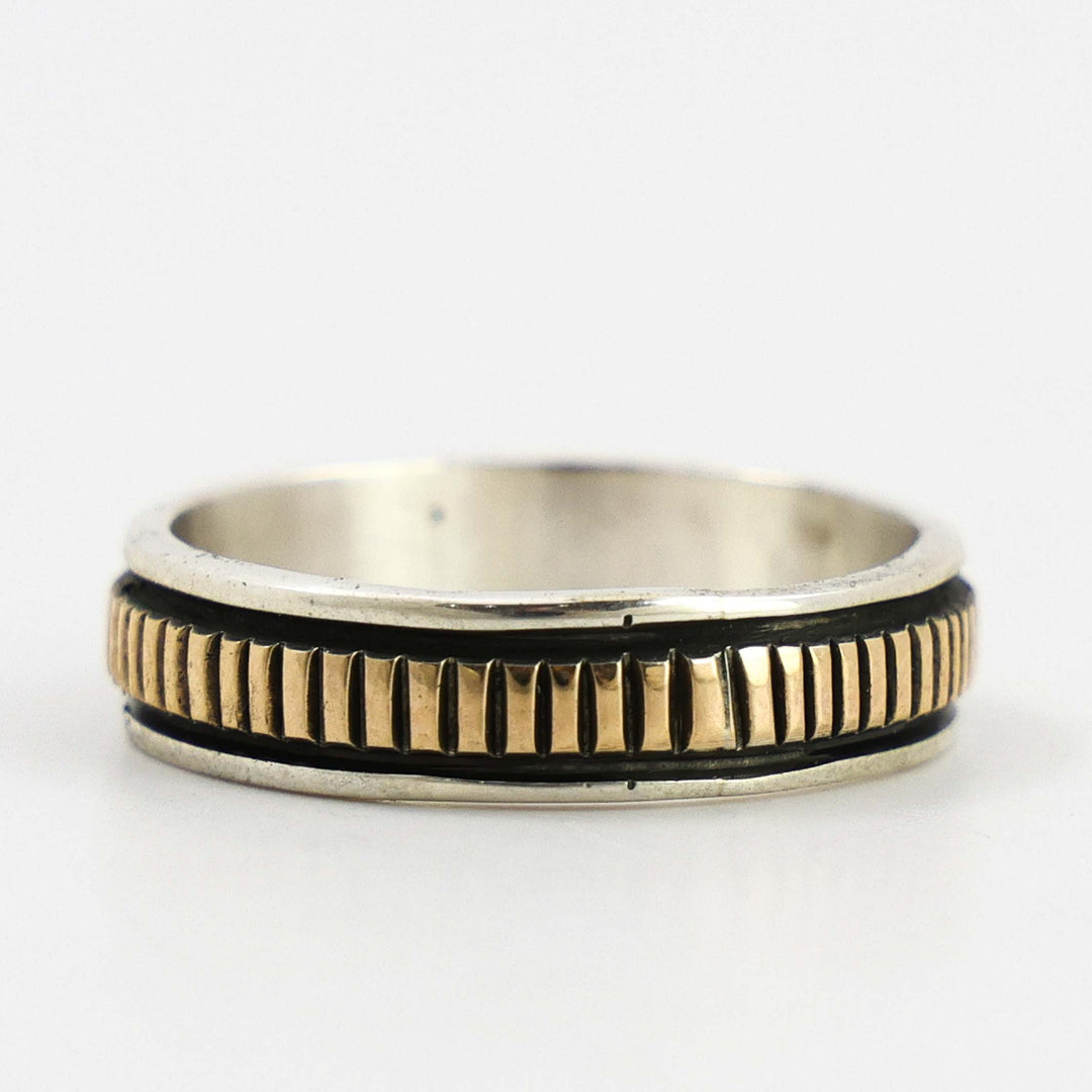 Gold on Silver Ring