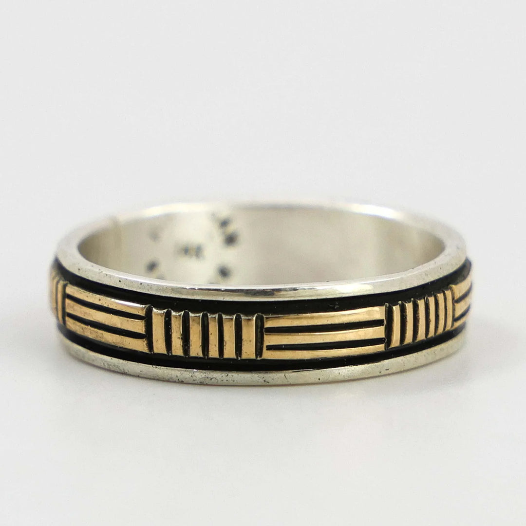 Gold on Silver Ring