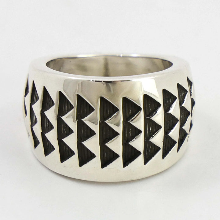 Stamped Silver Ring