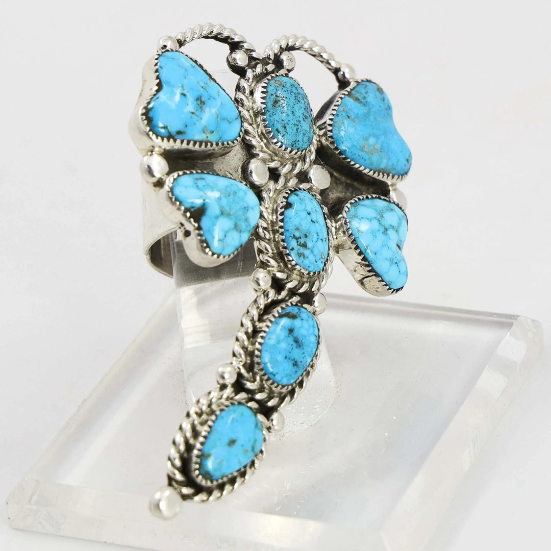 Kingman Turquoise Dragonfly Ring