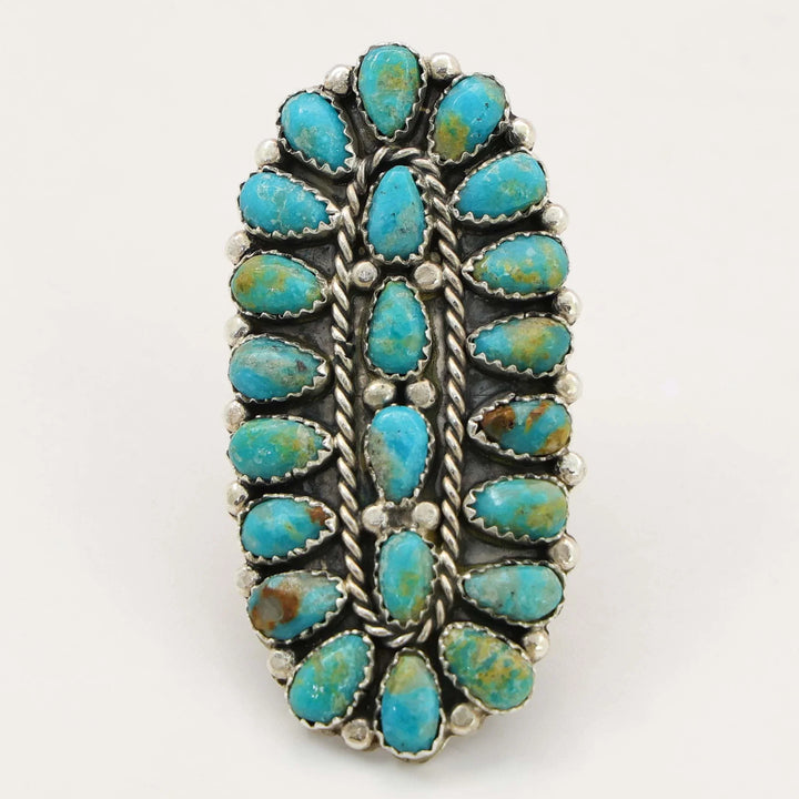Turquoise Cluster Ring