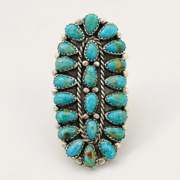 Turquoise Cluster Ring