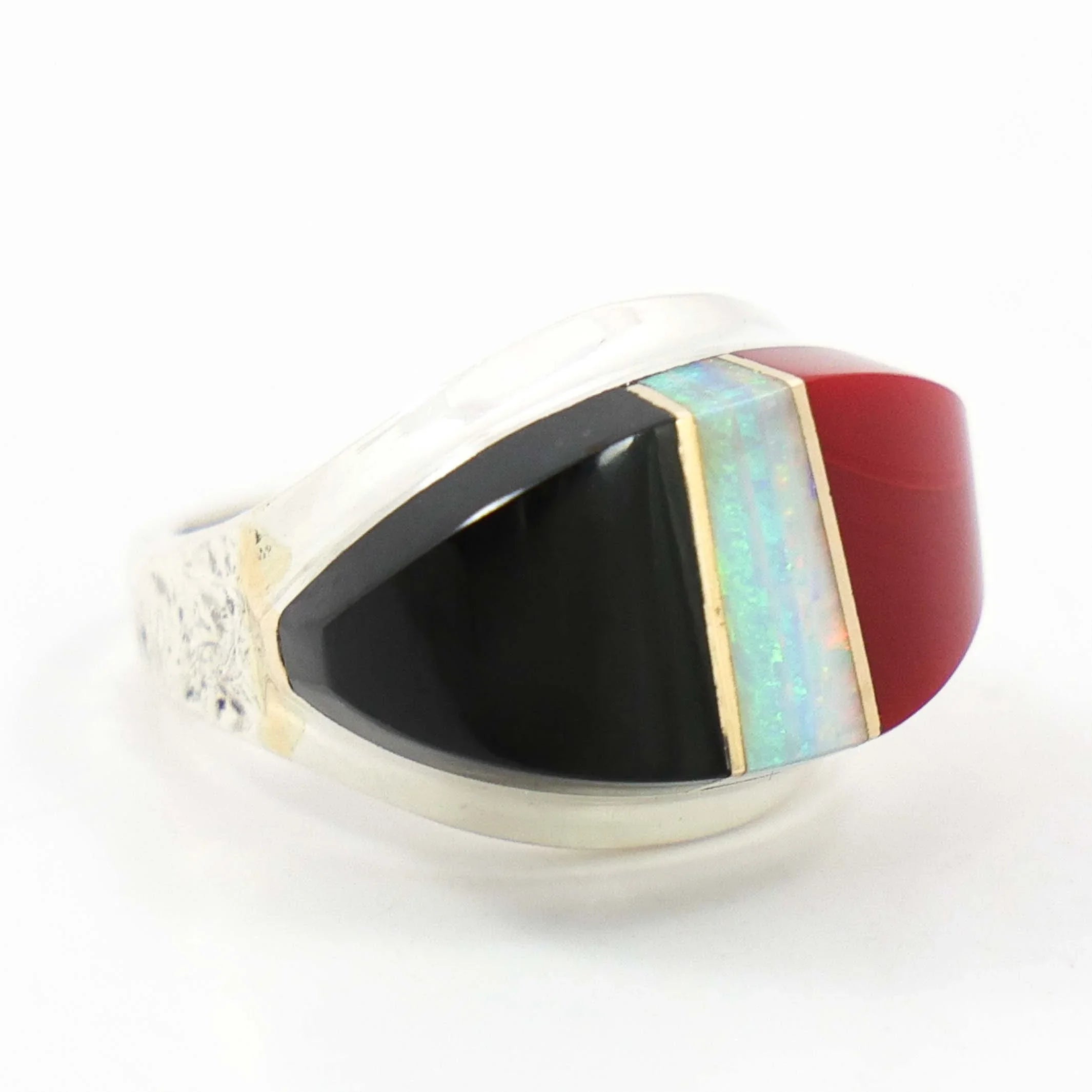 オパール装飾のエレガントリング K18YG カンテラオパールリング 2.104ct | Atelier Ozaki