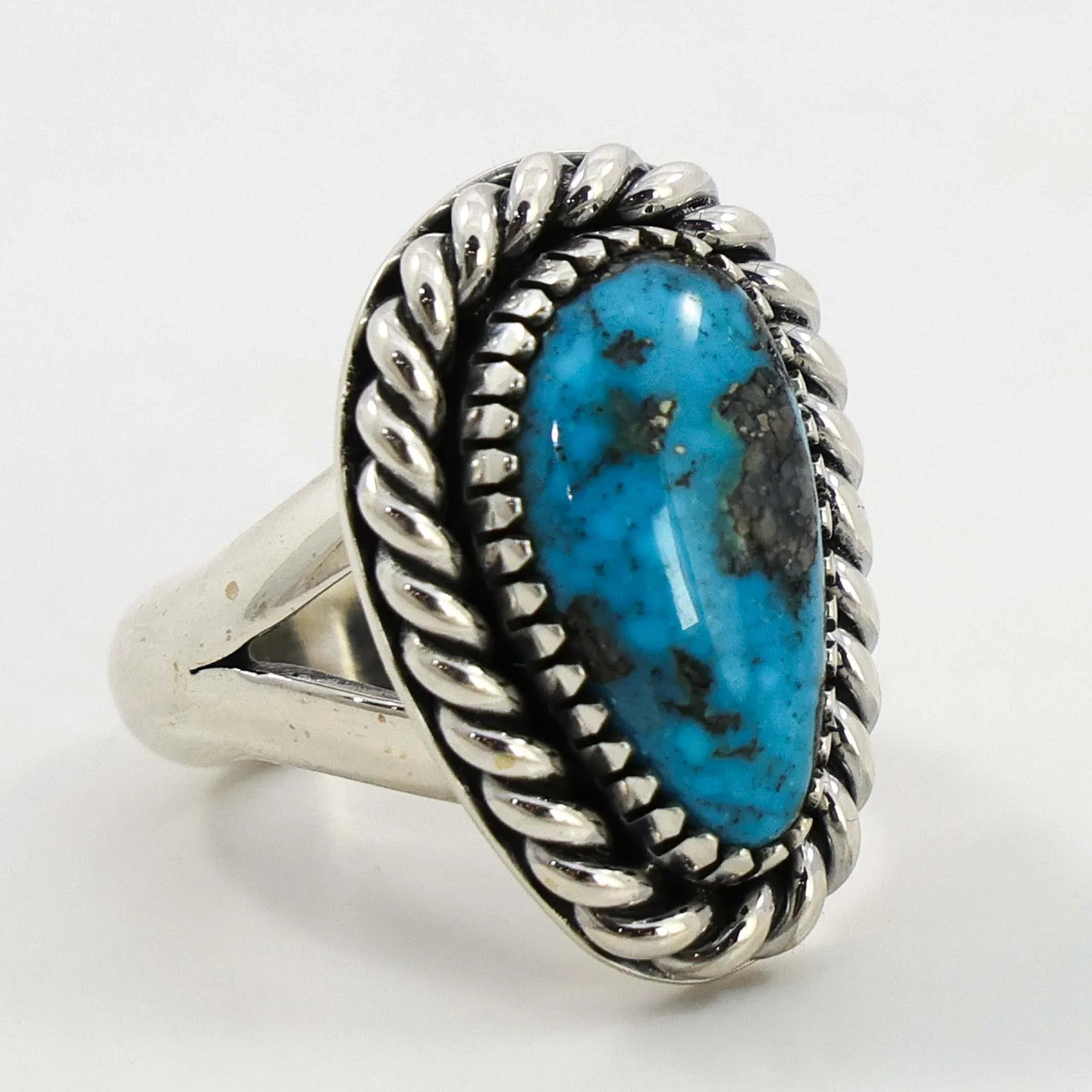 ナバホ LFC Morenci ターコイズ リング 約15号 シルバー 925 ナバホ LFC Morenci ターコイズ リング 約15号 シルバー 925