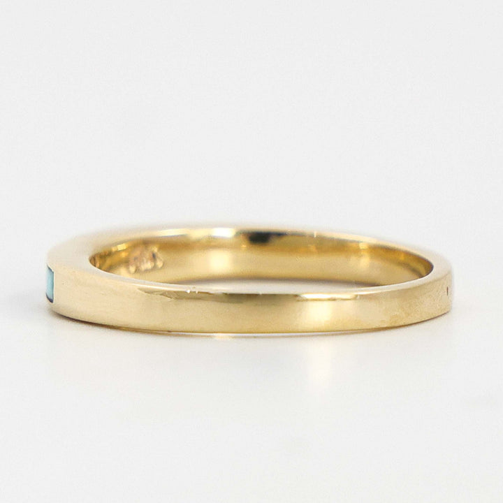 Gold and Turquoise Ring