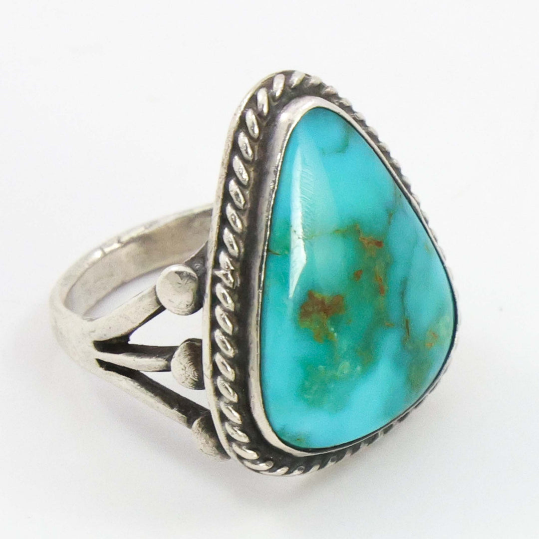 1940s Blue Gem Turquoise Ring
