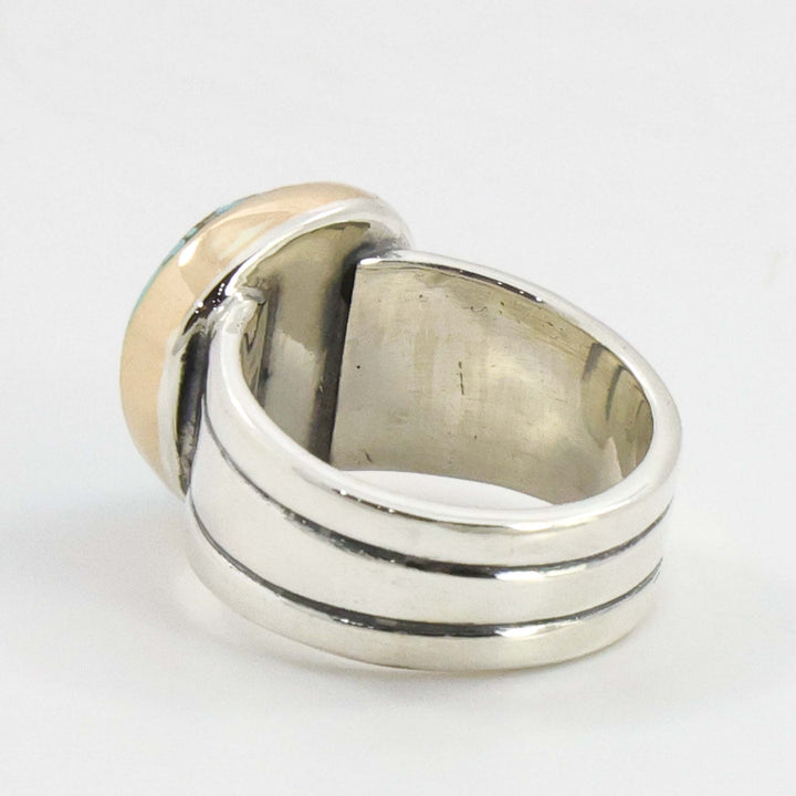 Gold and Turquoise Ring