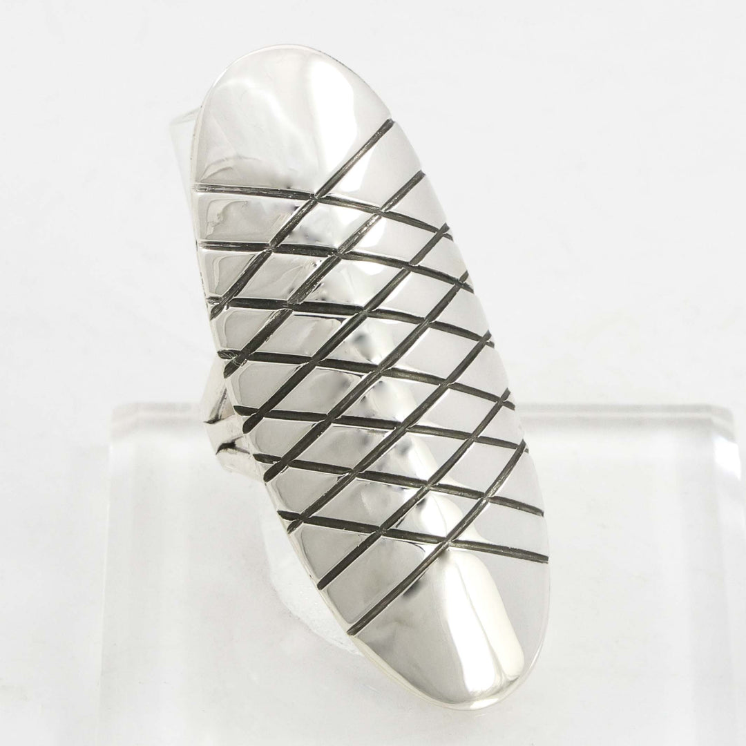 Stamped Silver Ring