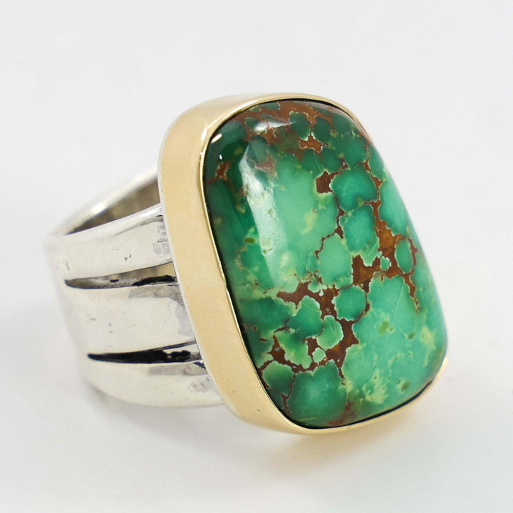 Turquoise and Gold Ring