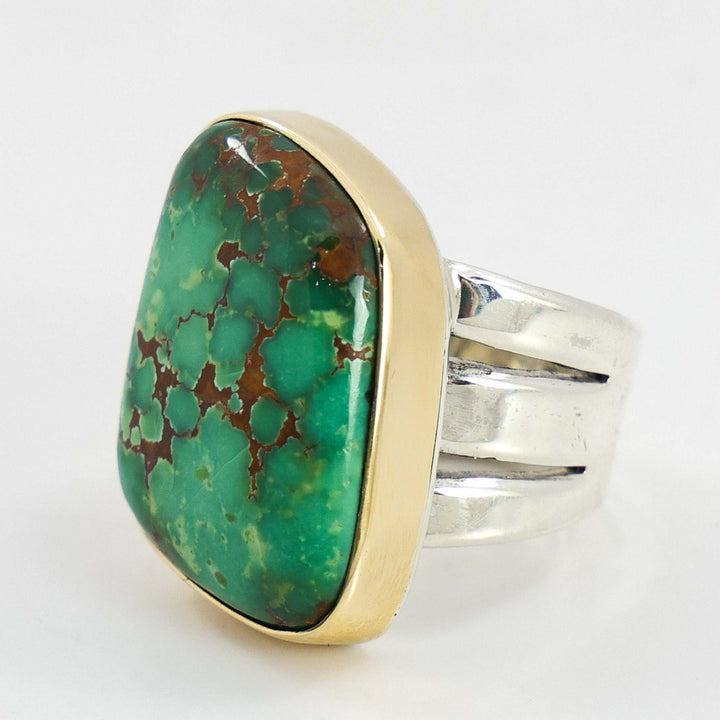 Turquoise and Gold Ring