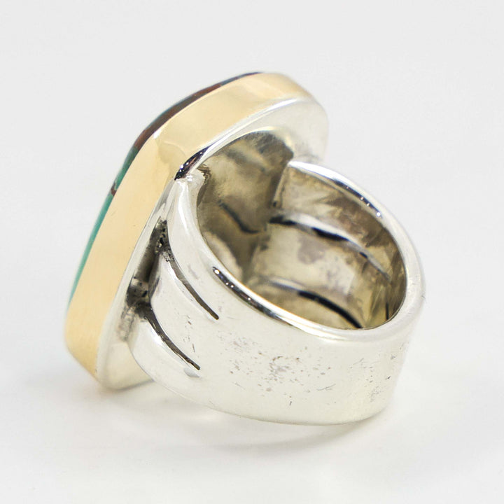 Turquoise and Gold Ring