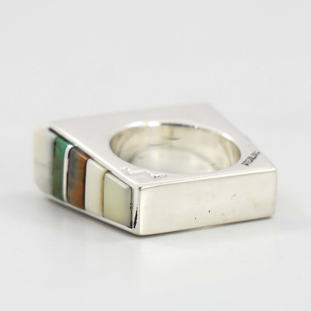 Multi-Stone Inlay Ring