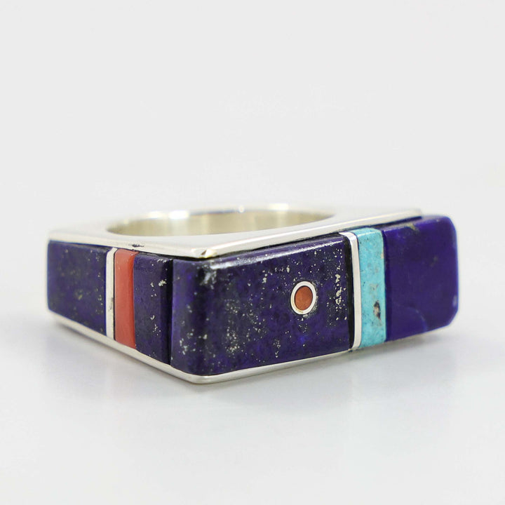 Multi-Stone Inlay Ring