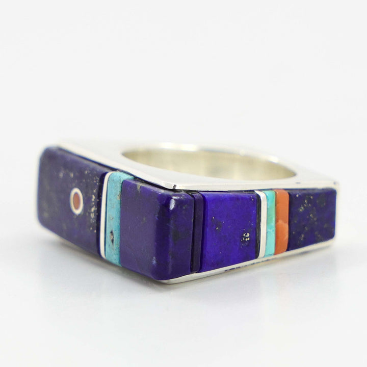 Multi-Stone Inlay Ring