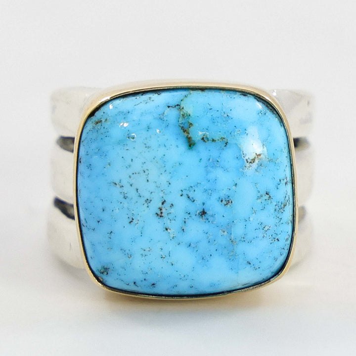 Gold and Turquoise Ring