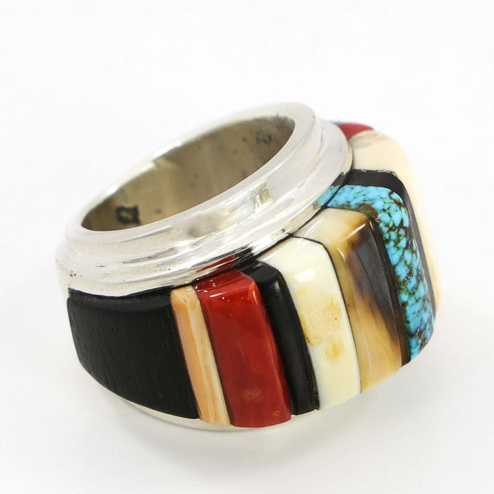 Multi-Stone Inlay Ring