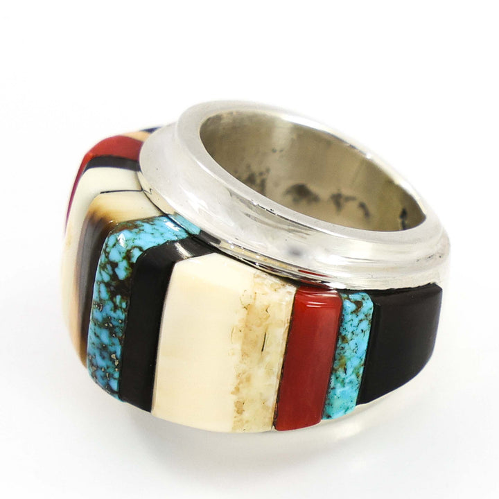 Multi-Stone Inlay Ring