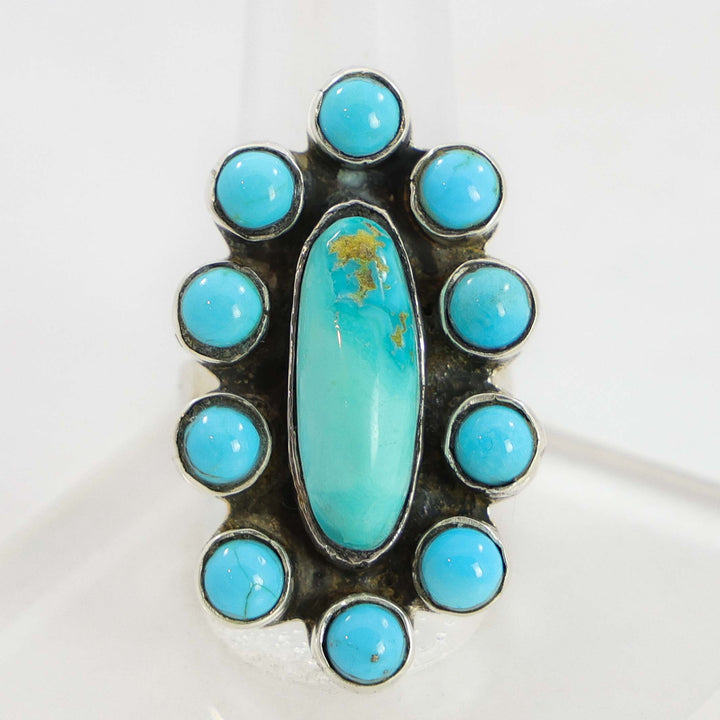 Turquoise Cluster Ring
