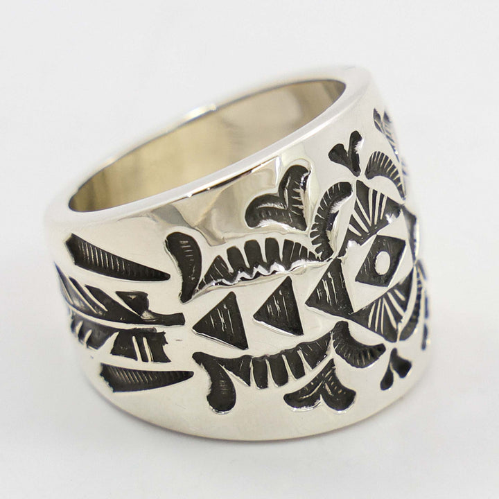 Stamped Silver Ring