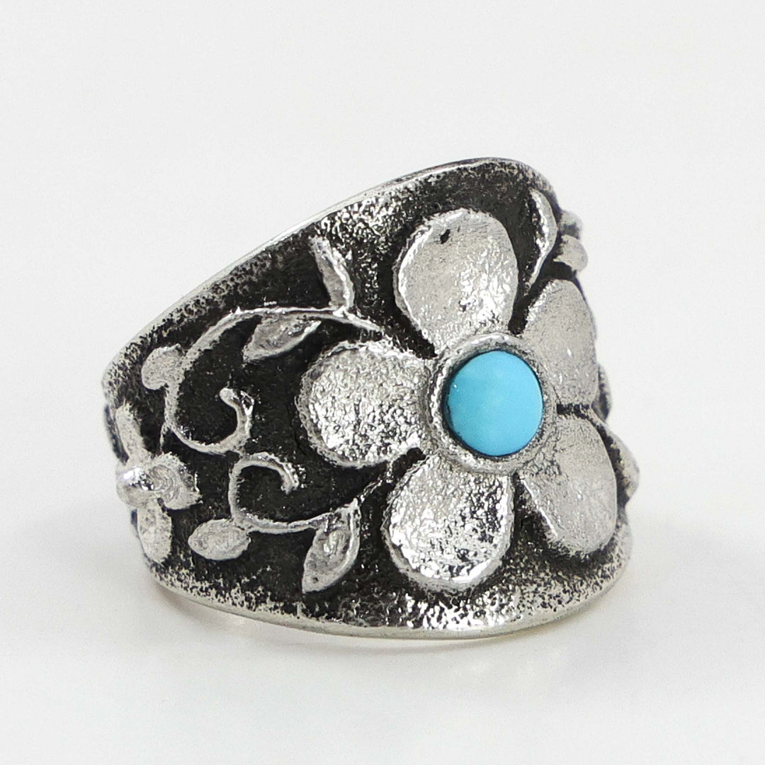 Turquoise Flower Ring