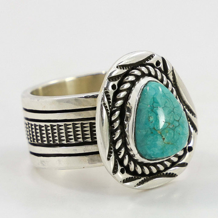 Number Eight Turquoise Ring