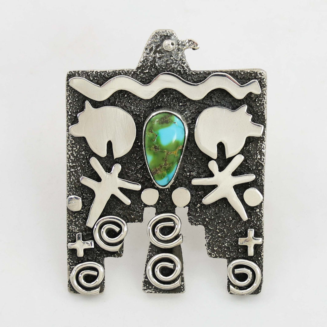 Turquoise Thunderbird Ring