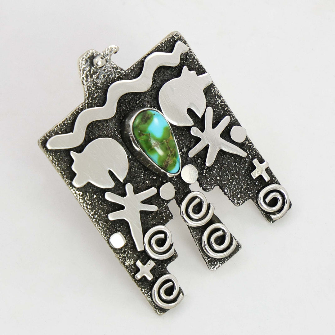 Turquoise Thunderbird Ring