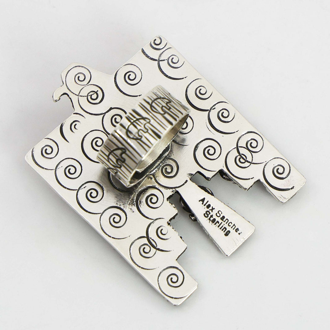 Turquoise Thunderbird Ring