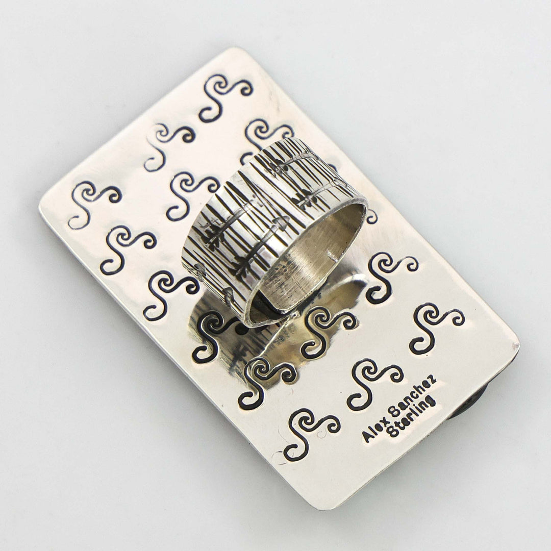 Turquoise Petroglyph Ring