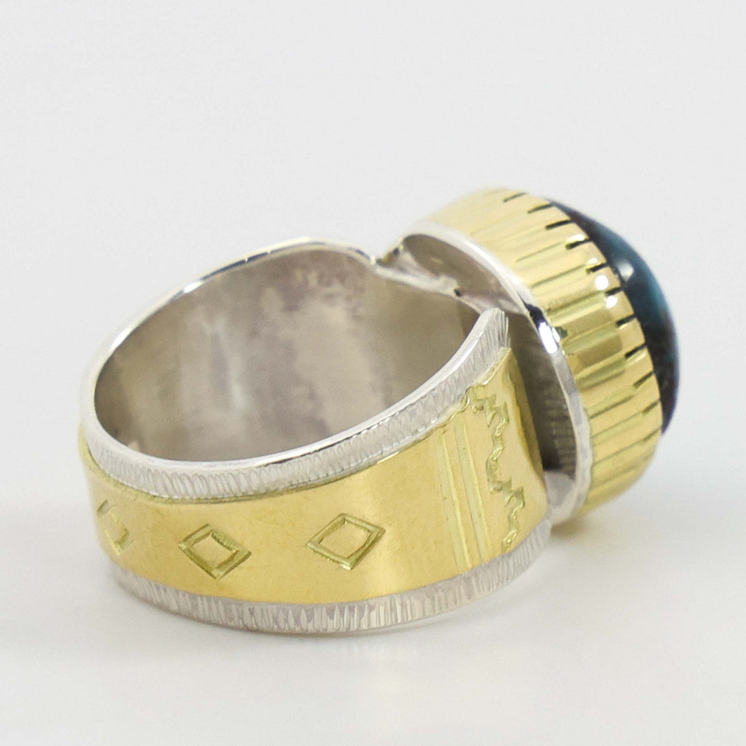 Bisbee Turquoise Gold Ring