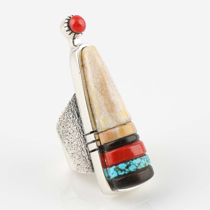 Multi-Stone Inlay Ring