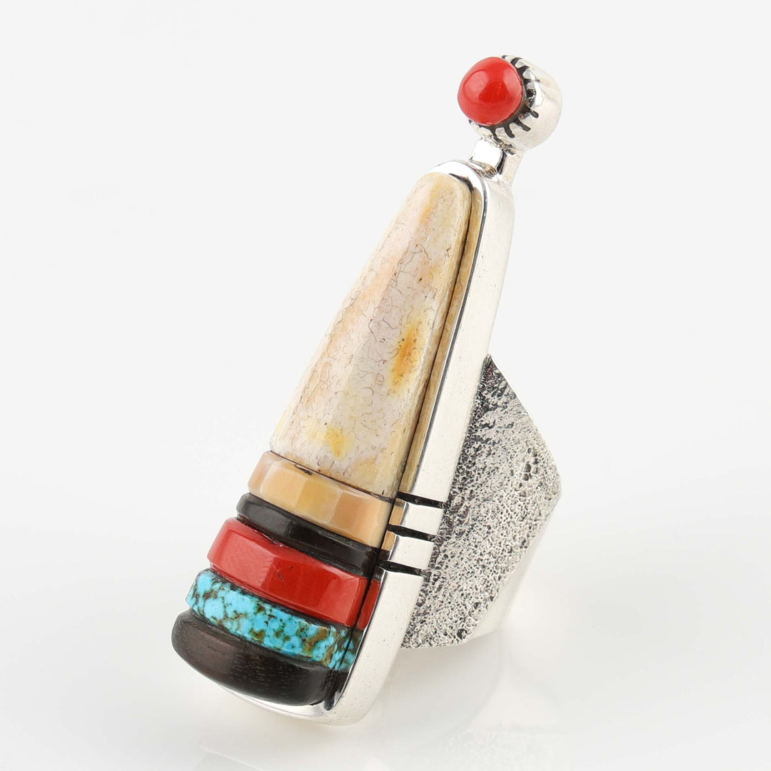 Multi-Stone Inlay Ring