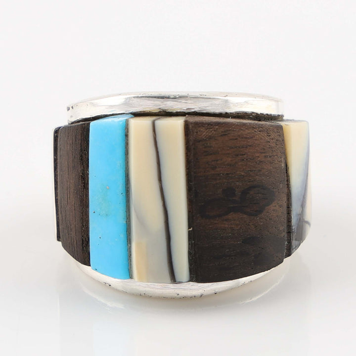 Multi-Stone Inlay Ring