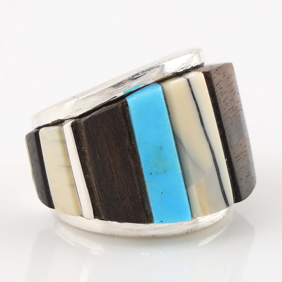 Multi-Stone Inlay Ring