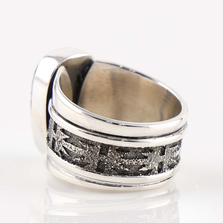 Number Eight Turquoise Ring