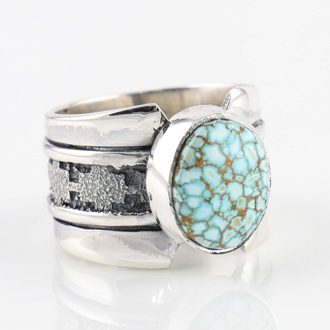 Number Eight Turquoise Ring
