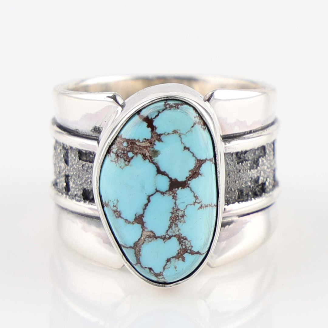 Number Eight Turquoise Ring