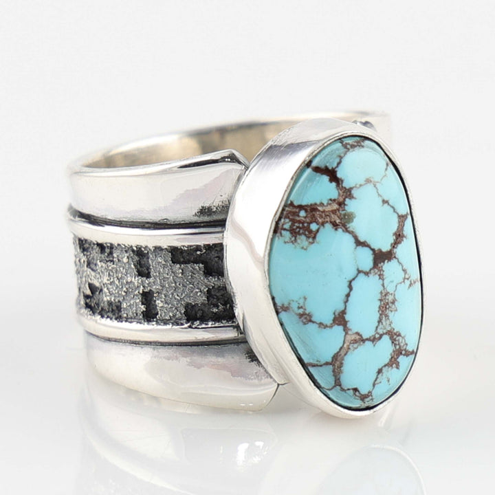Number Eight Turquoise Ring