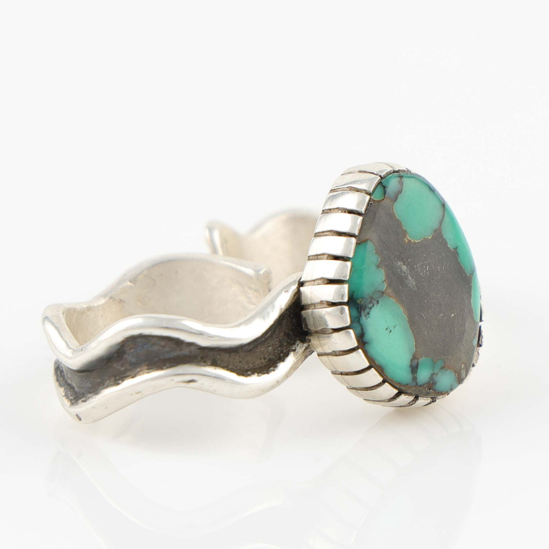 Broken Arrow Turquoise Ring