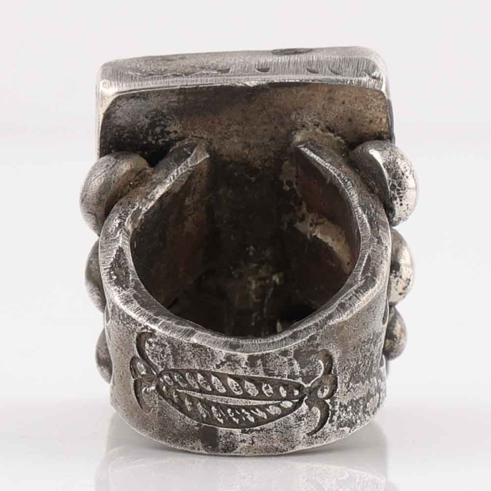 Turquoise and Spiny Oyster Ring