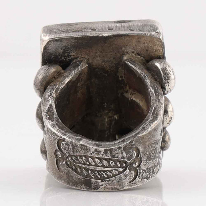 Turquoise and Spiny Oyster Ring