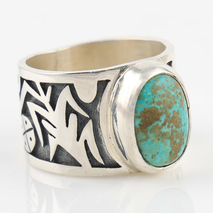 Nevada Green Turquoise Ring