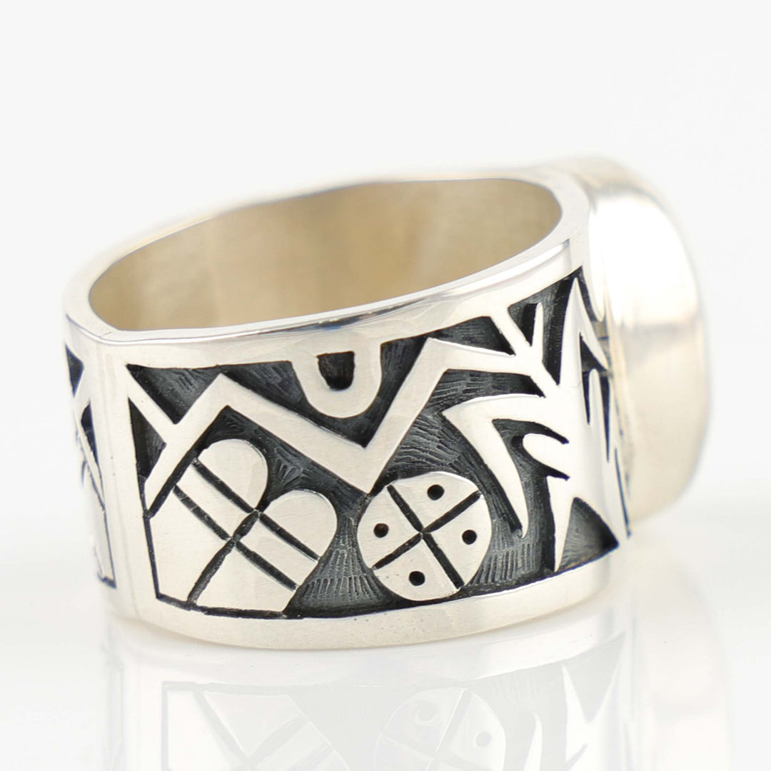 Nevada Green Turquoise Ring