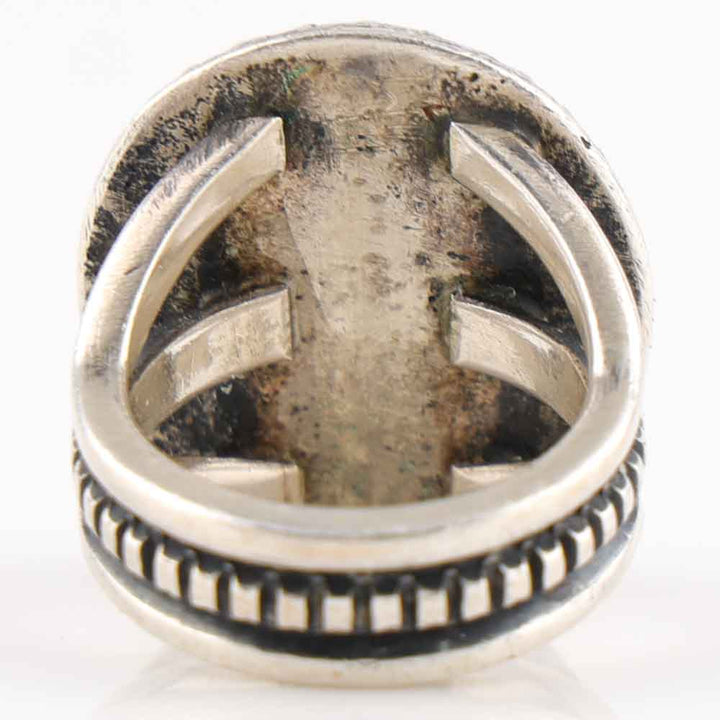 1980s Coral Ring