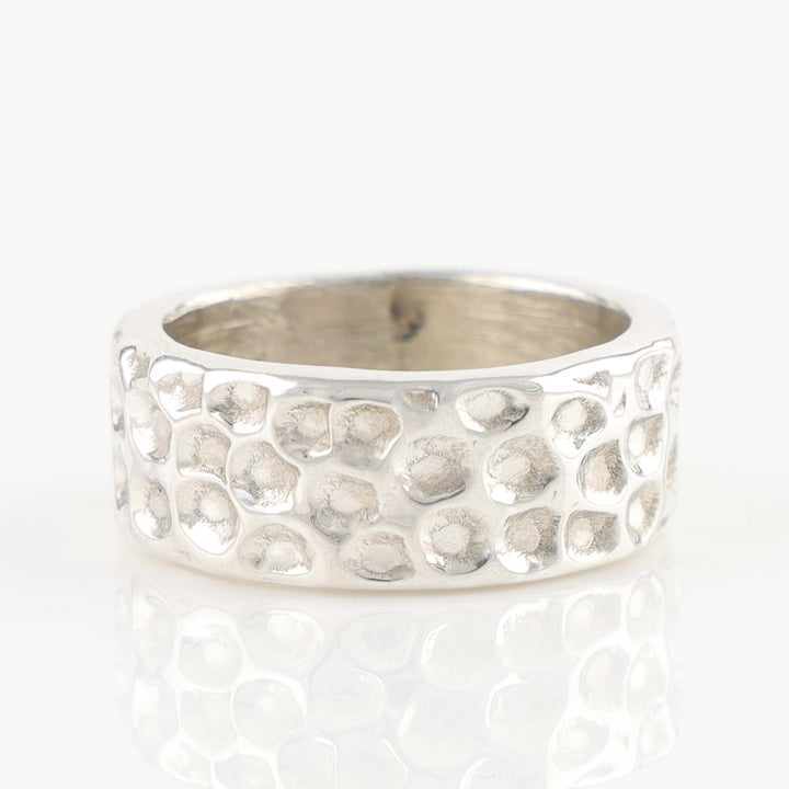 Textured Silver Ring