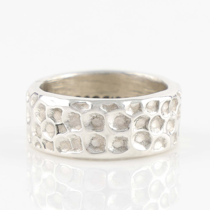 Textured Silver Ring