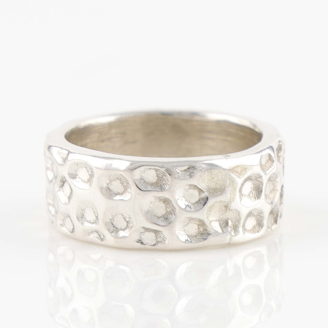 Textured Silver Ring
